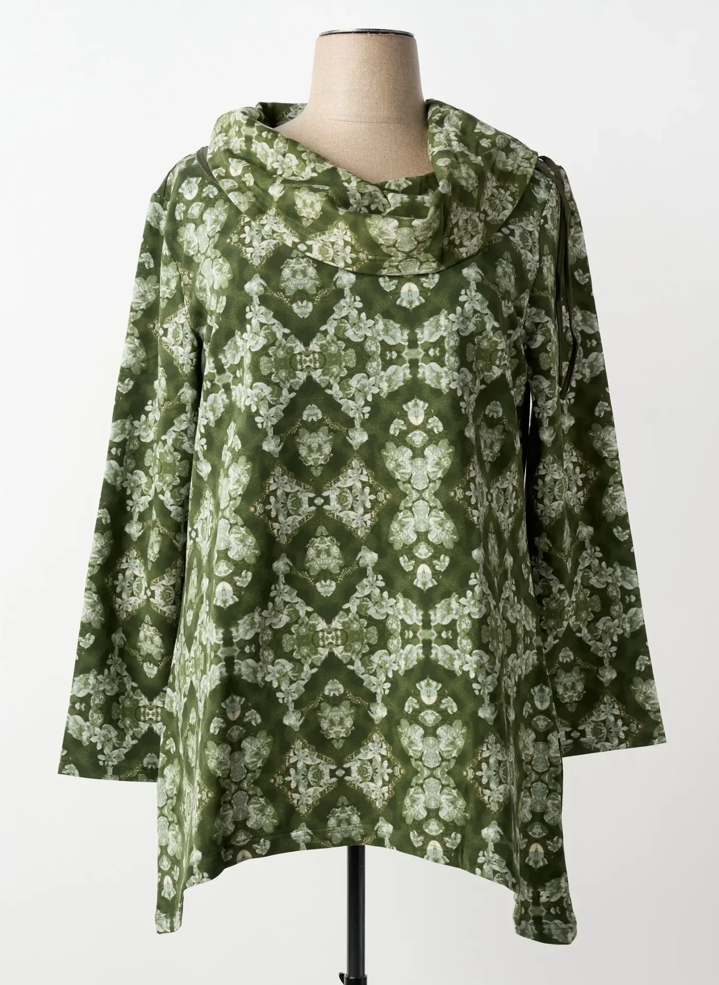Sweat-shirt Sheego Vert Manches Longues