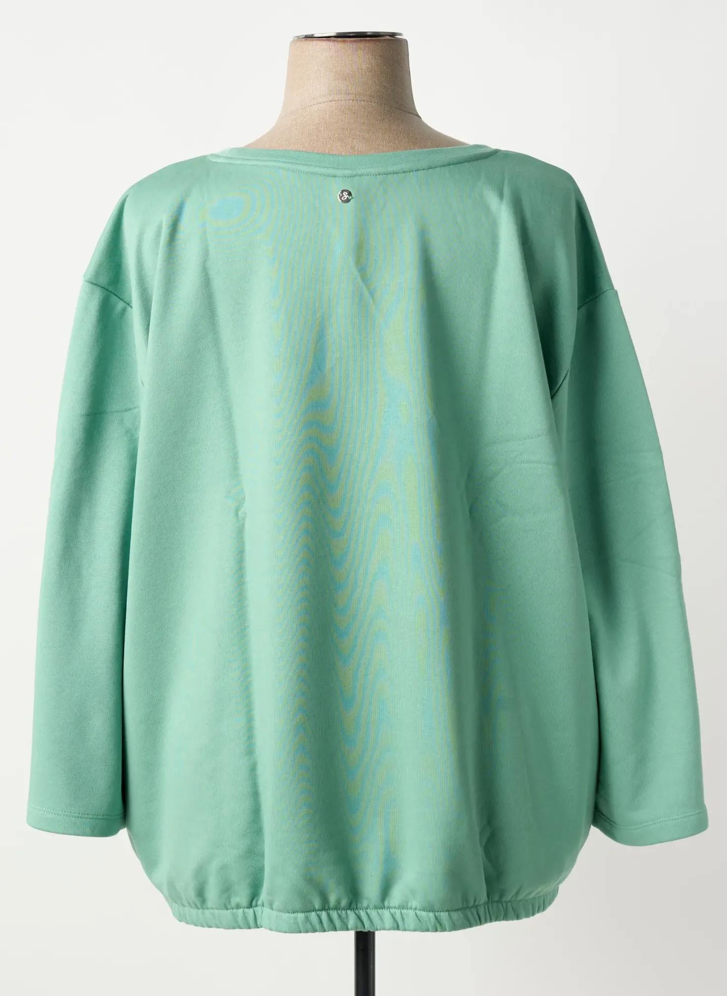 Sweat-shirt Sheego Vert Manches Longues