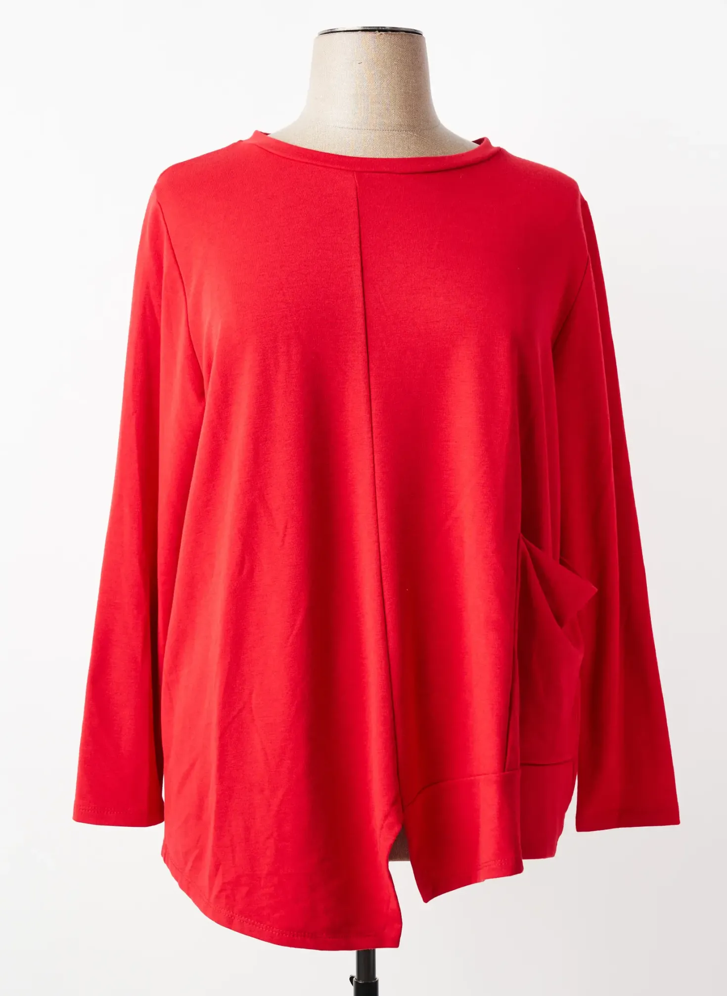 Sweat-shirt Sophia Rouge Manches Longues