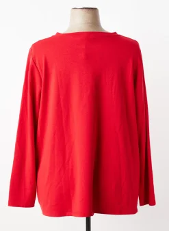 Sweat-shirt Sophia Rouge Manches Longues