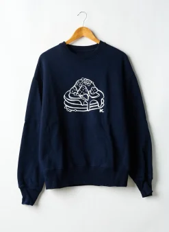 Sweat-shirt Stanley & Stella Bleu Manches Longues