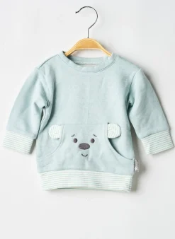 Sweat-shirt Sterntaler Bleu Manches Longues
