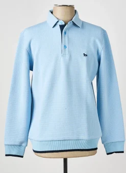 Sweat-shirt Stil Park Bleu Manches Longues