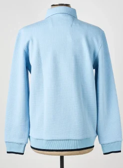Sweat-shirt Stil Park Bleu Manches Longues