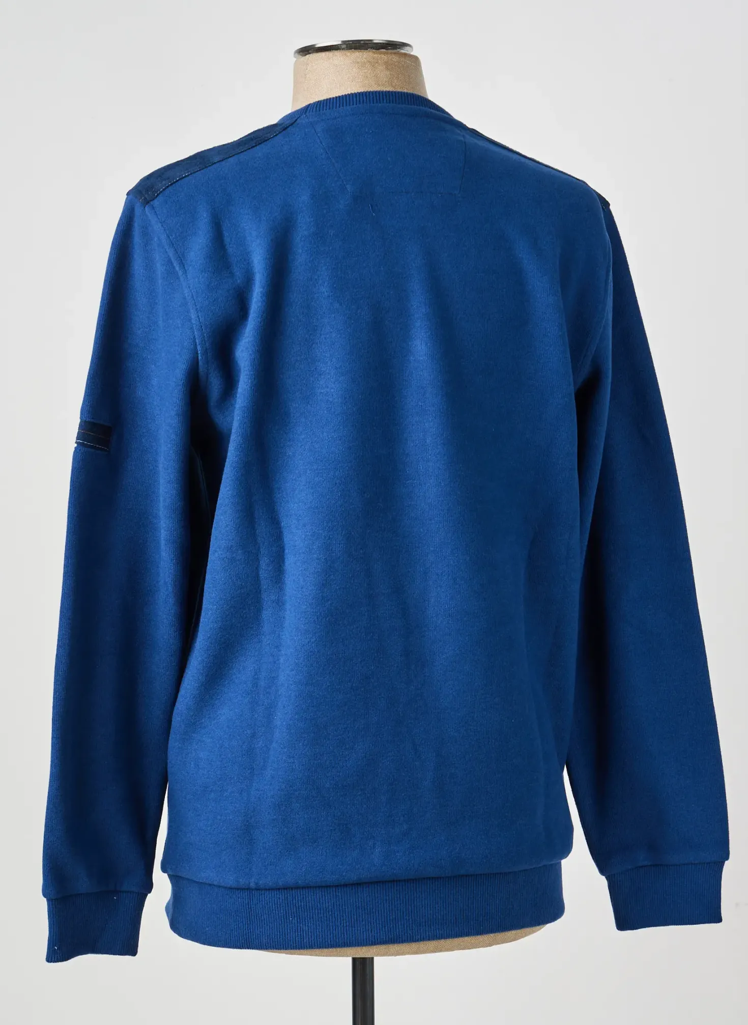 Sweat-shirt Stil Park Bleu Manches Longues