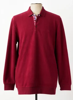 Sweat-shirt Stil Park Rouge Manches Longues