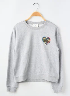 Sweat-shirt Teddy Smith Gris Manches Longues