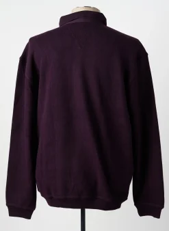 Sweat-shirt Territoire D'homme Violet Manches Longues