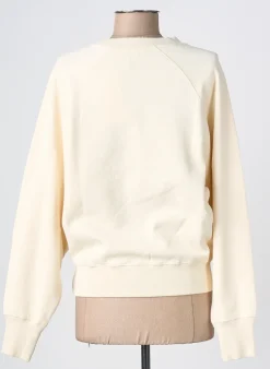 Sweat-shirt Thinking Mu Beige Manches Longues