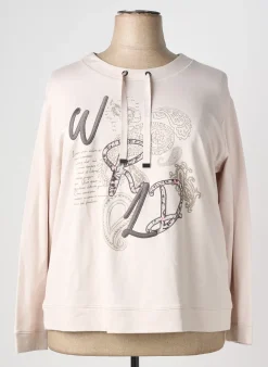 Sweat-shirt Thomas Rabe Beige Manches Longues