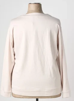 Sweat-shirt Thomas Rabe Beige Manches Longues