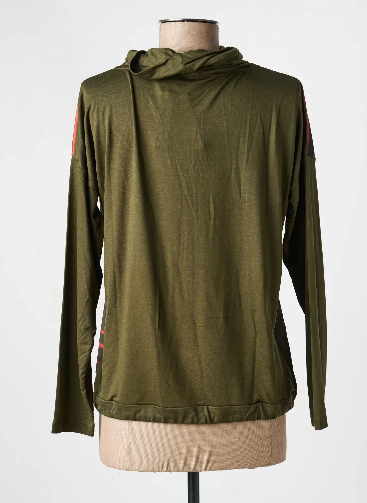 Sweat-shirt Tinta Vert Manches Longues
