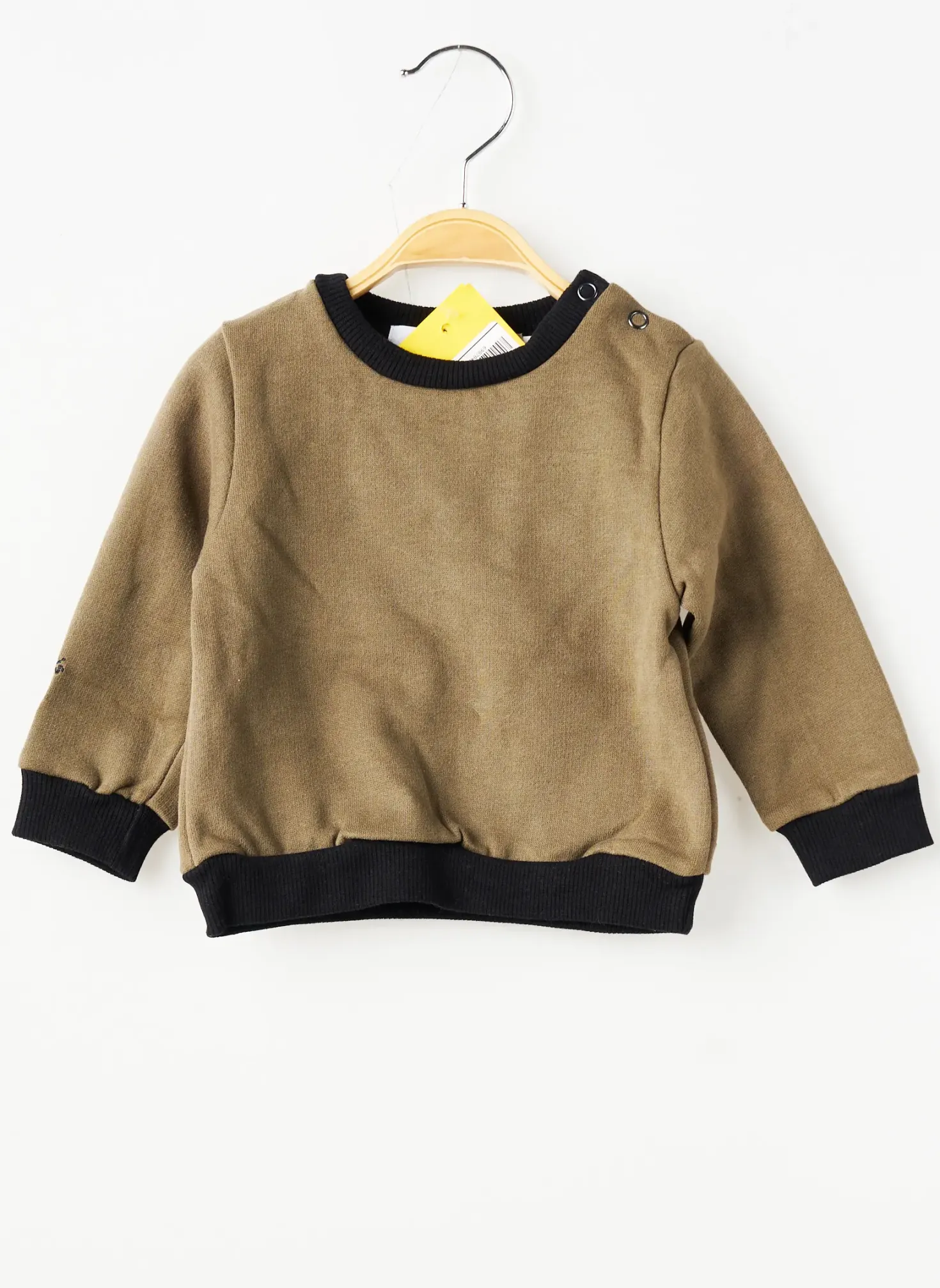 Sweat-shirt Trente Trois Vert Manches Longues