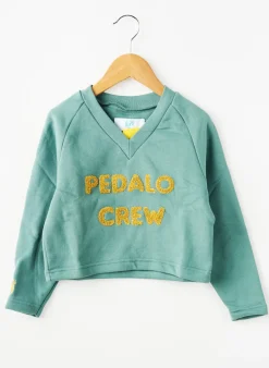Sweat-shirt Trente Trois Vert Manches Longues
