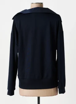 Sweat-shirt Tuzzi Bleu Manches Longues