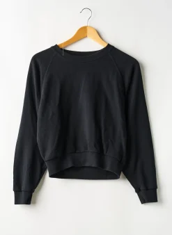 Sweat-shirt Uniqlo Noir Manches Longues