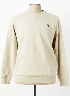 Sweat-shirt U.s. Polo Assn Beige Manches Longues