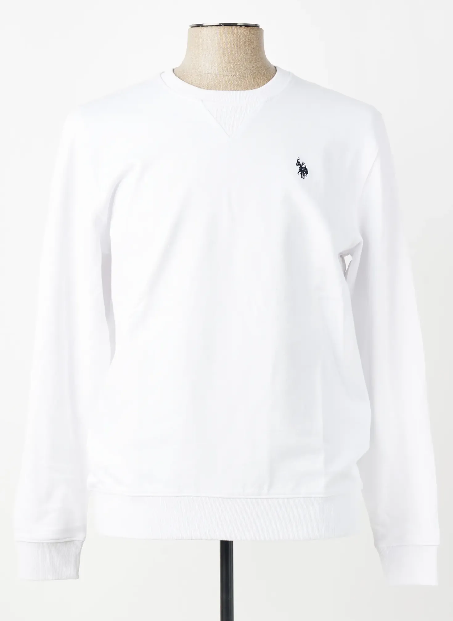 Sweat-shirt U.s. Polo Assn Blanc Manches Longues