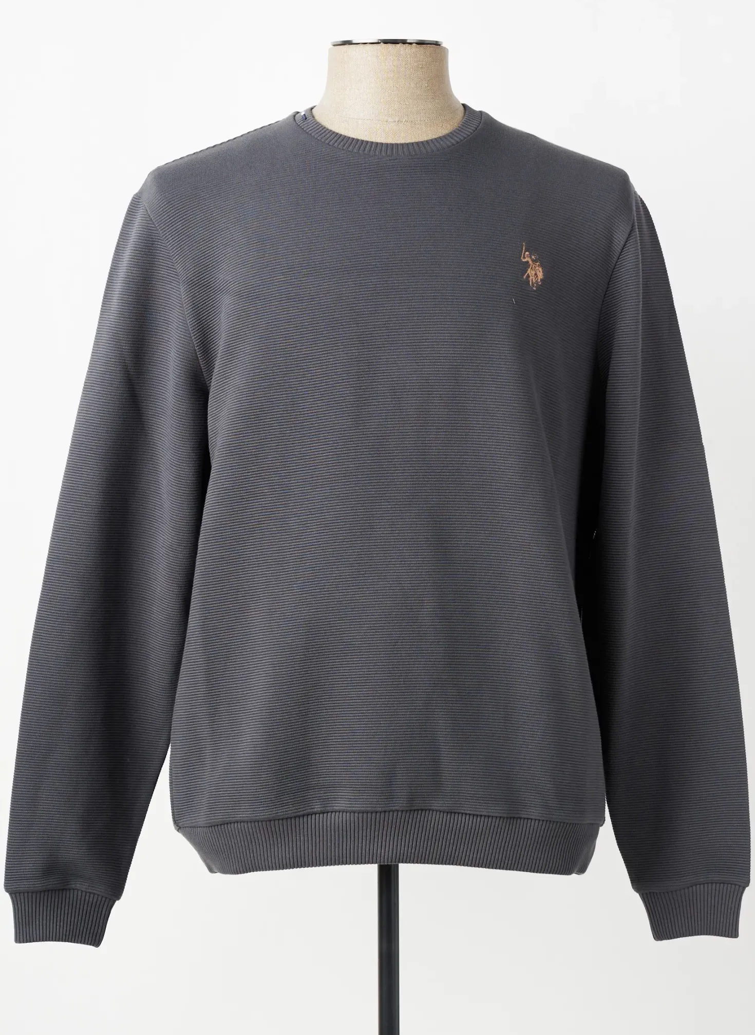 Sweat-shirt U.s. Polo Assn Gris Manches Longues