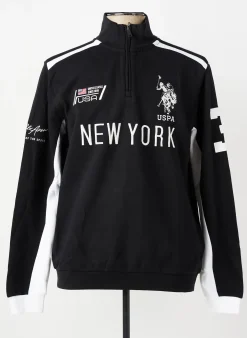 Sweat-shirt U.s. Polo Assn Noir Manches Longues