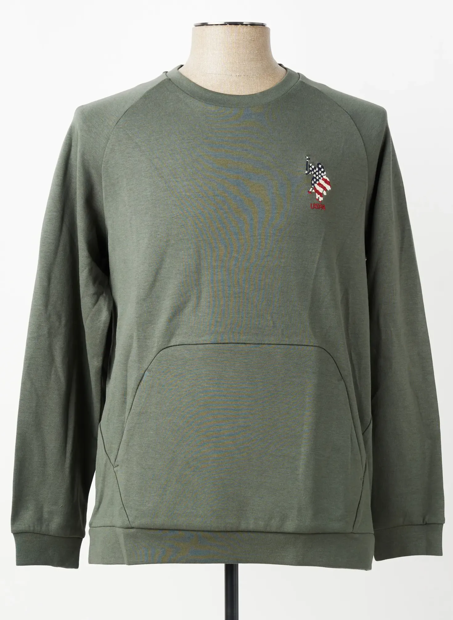Sweat-shirt U.s. Polo Assn Vert Manches Longues