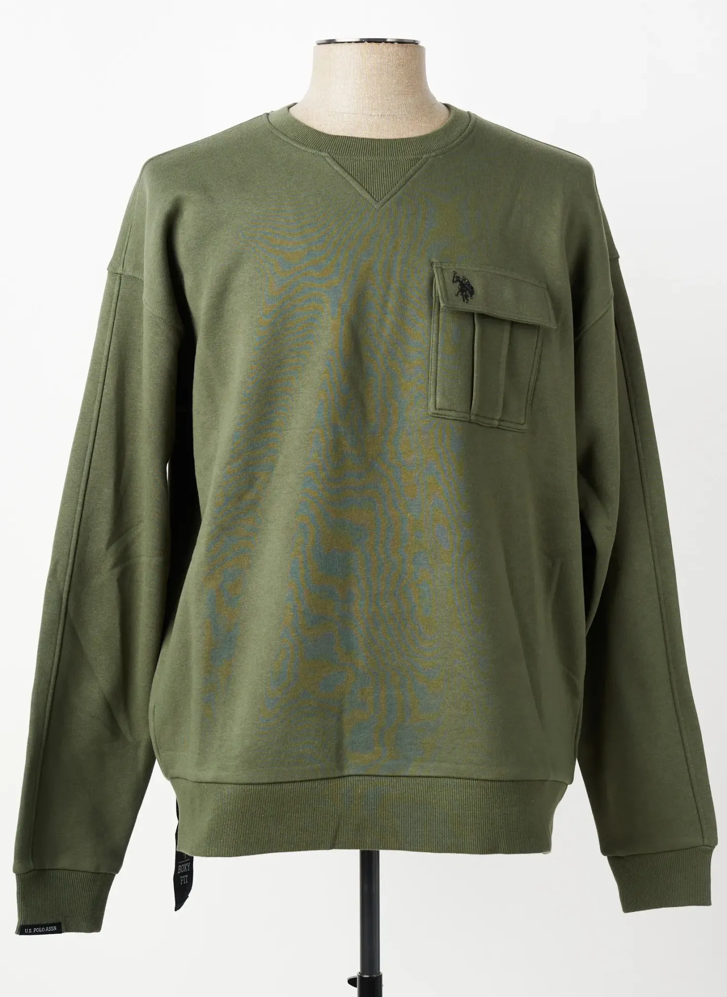 Sweat-shirt U.s. Polo Assn Vert Manches Longues