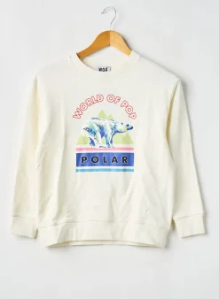 Sweat-shirt W.o.p (world Of Pop) Beige Manches Longues