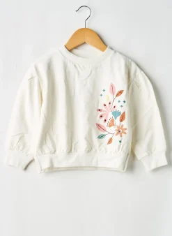 Sweat-shirt Zy Blanc Manches Longues