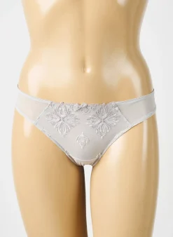 Tanga Chantelle Gris