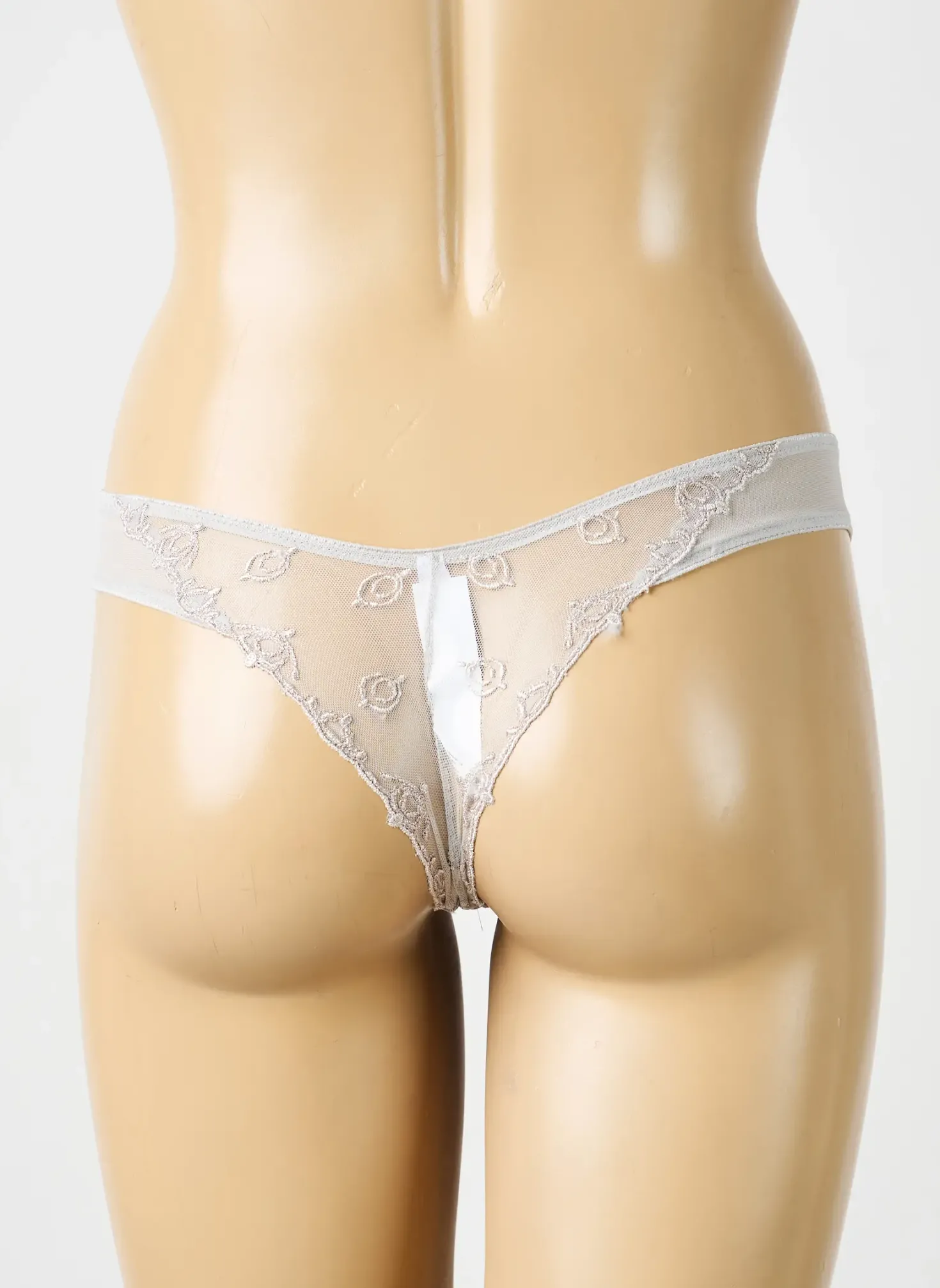 Tanga Chantelle Gris