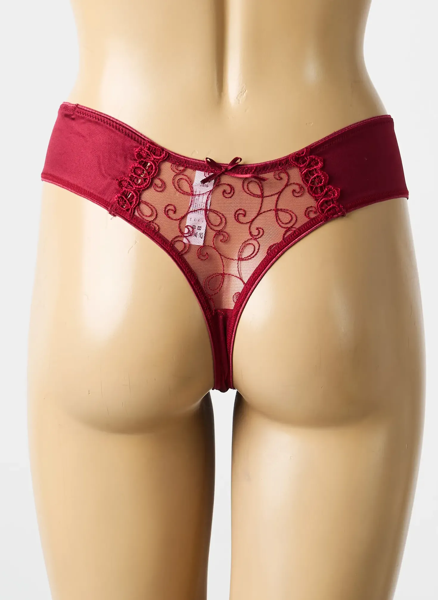 Tanga Chantelle Rouge