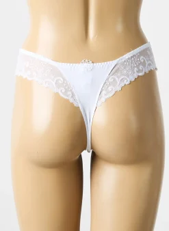 Tanga Simone Perele Blanc