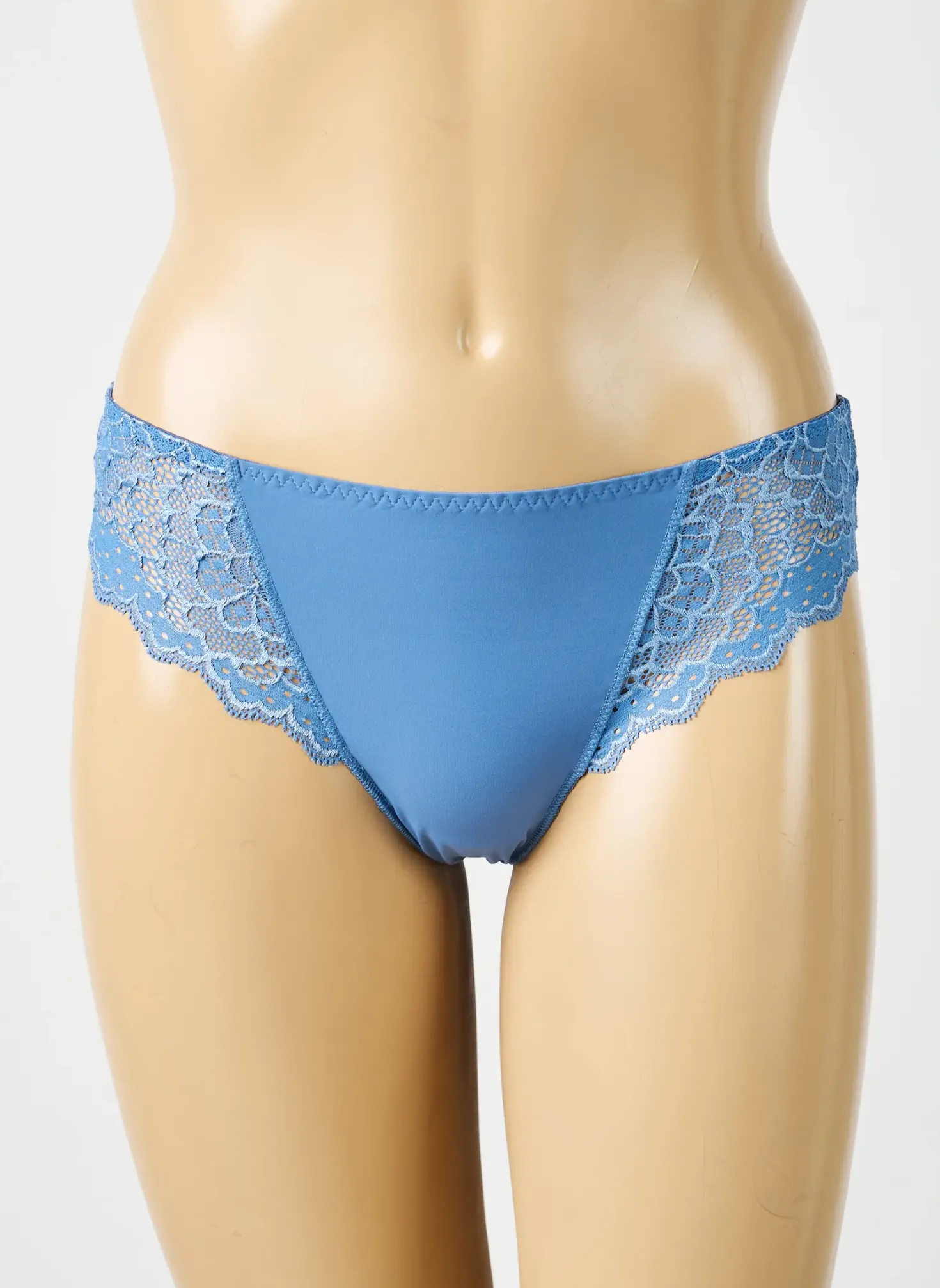 Tanga Simone Perele Bleu