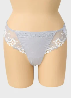 Tanga Simone Perele Gris