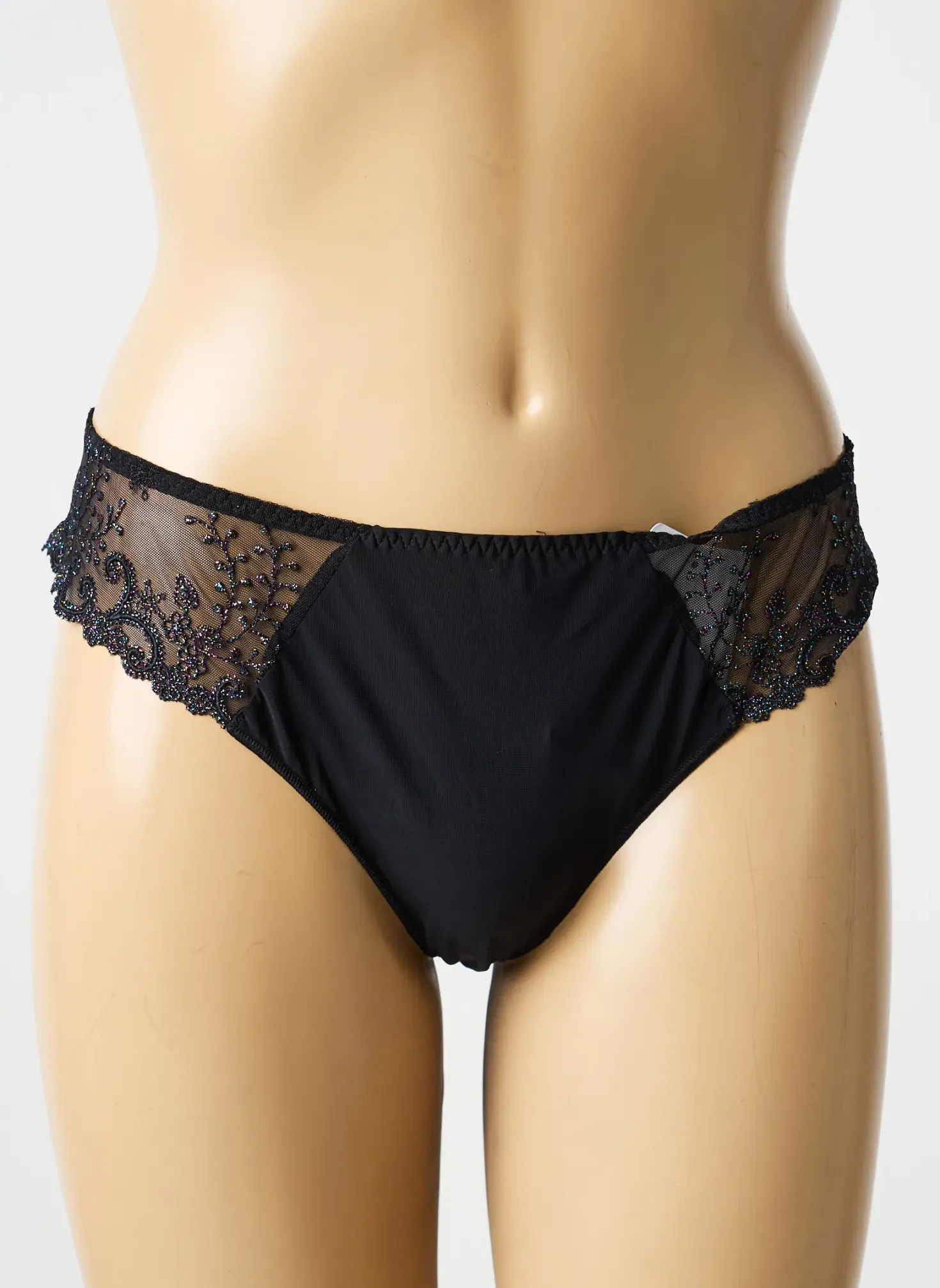 Tanga Simone Perele Noir