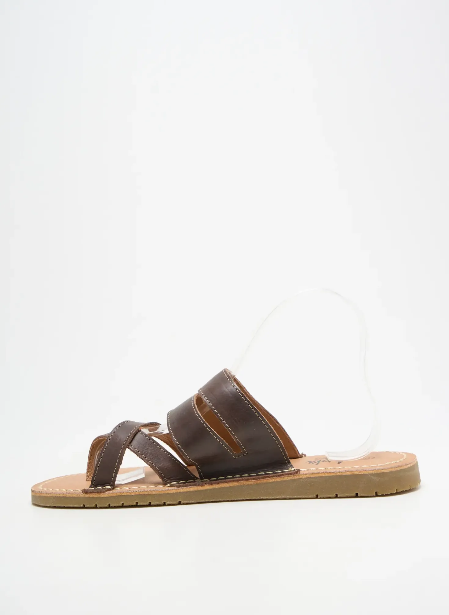 Tongs Ayoka Marron Bout Ouvert
