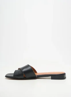 Tongs Bella Storia Noir Talon Plat Jusqu'à 3cm