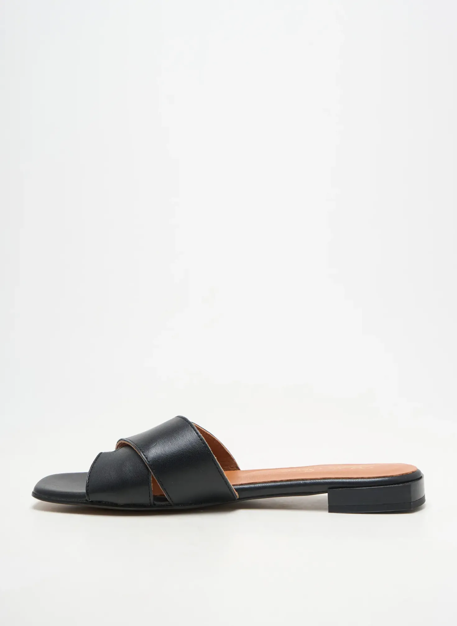 Tongs Bella Storia Noir Talon Plat Jusqu'à 3cm