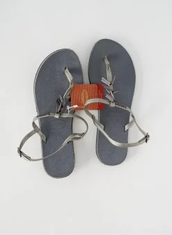 Tongs Havaianas Argent Talon Plat Jusqu'à 3cm