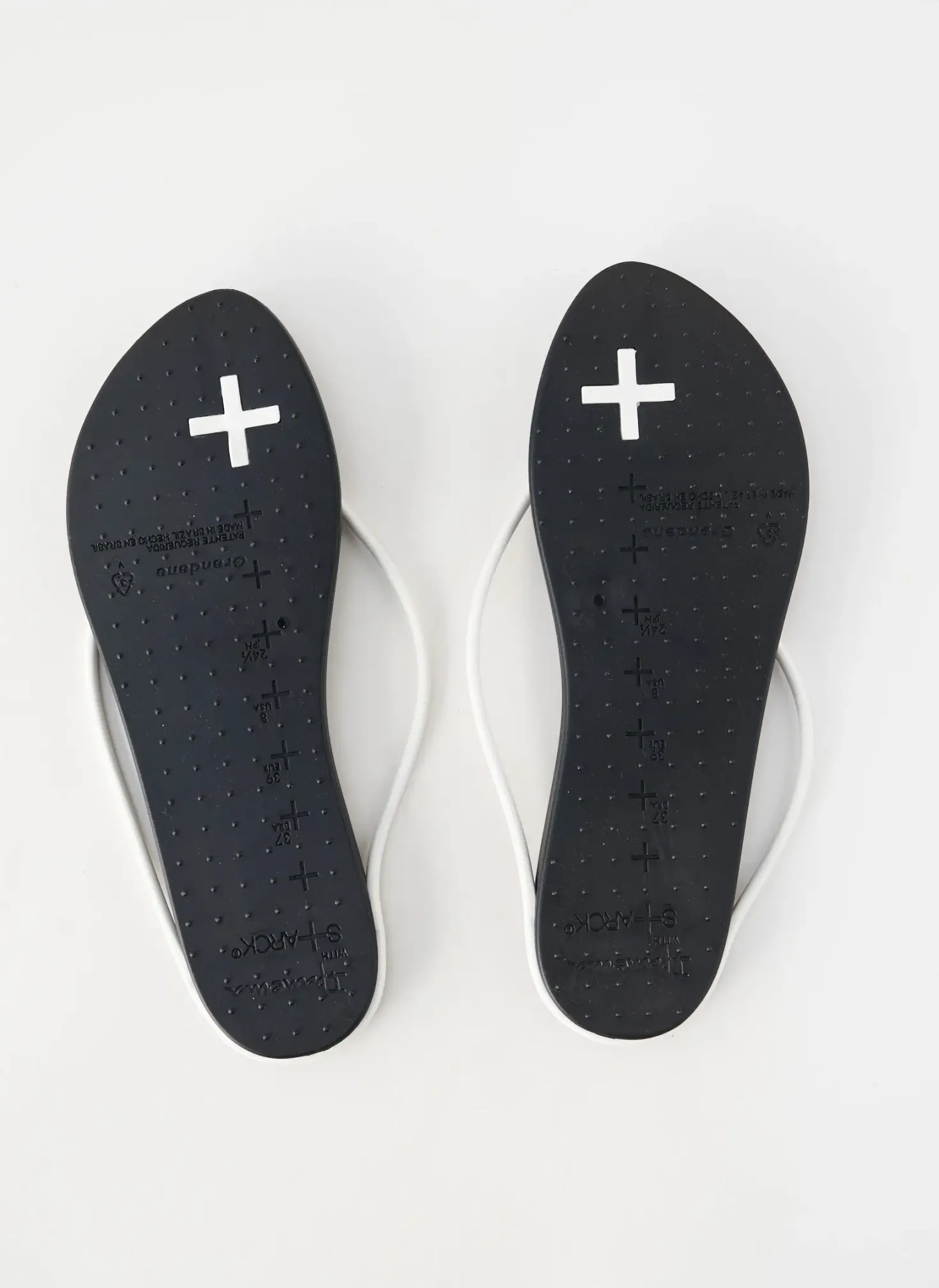Tongs Ipanema Blanc Talon Plat Jusqu'à 3cm