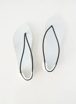 Tongs Ipanema Blanc Talon Plat Jusqu'à 3cm
