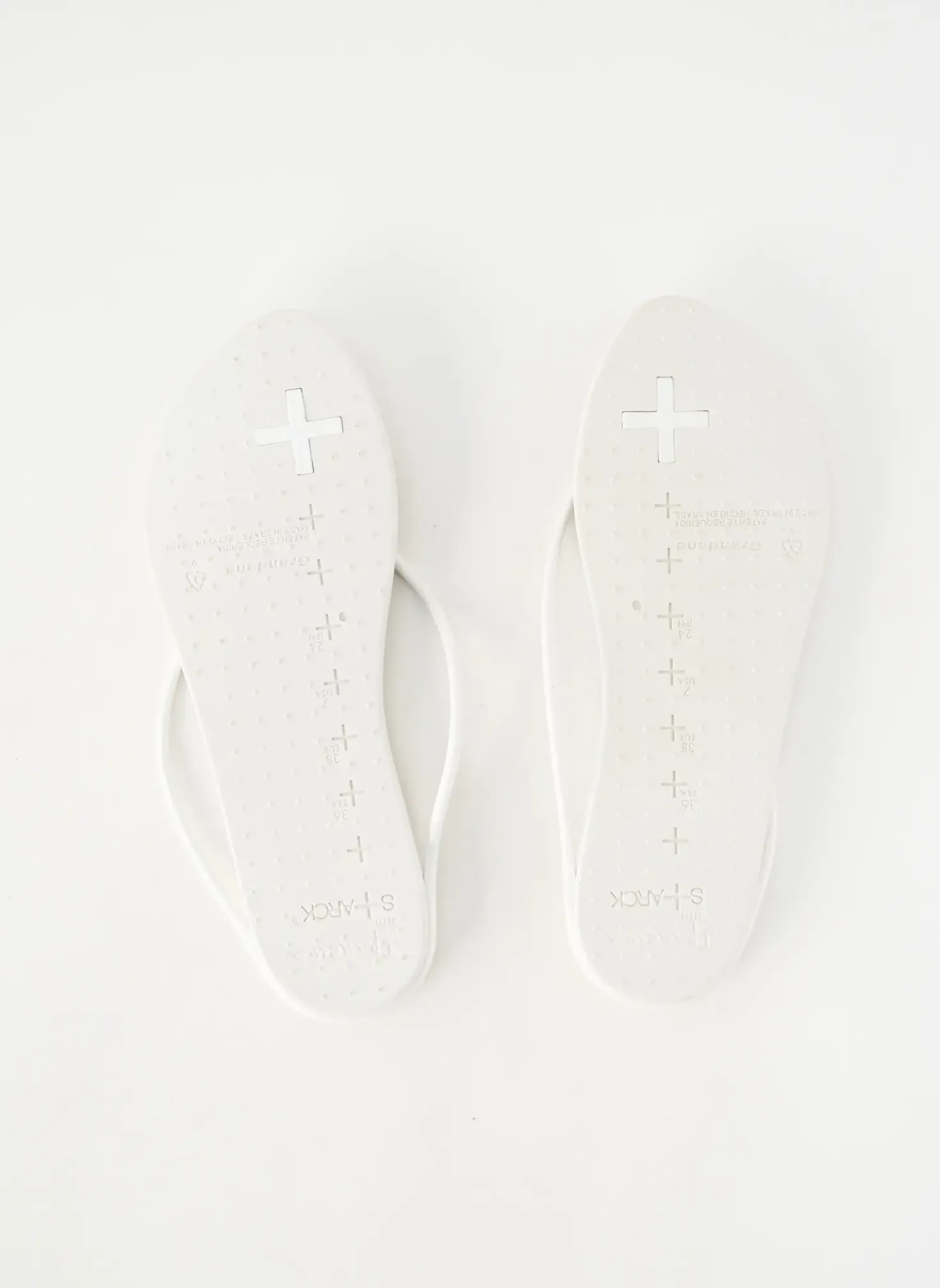 Tongs Ipanema Blanc Talon Plat Jusqu'à 3cm