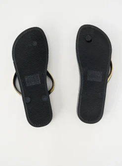 Tongs Ipanema Or Talon Plat Jusqu'à 3cm