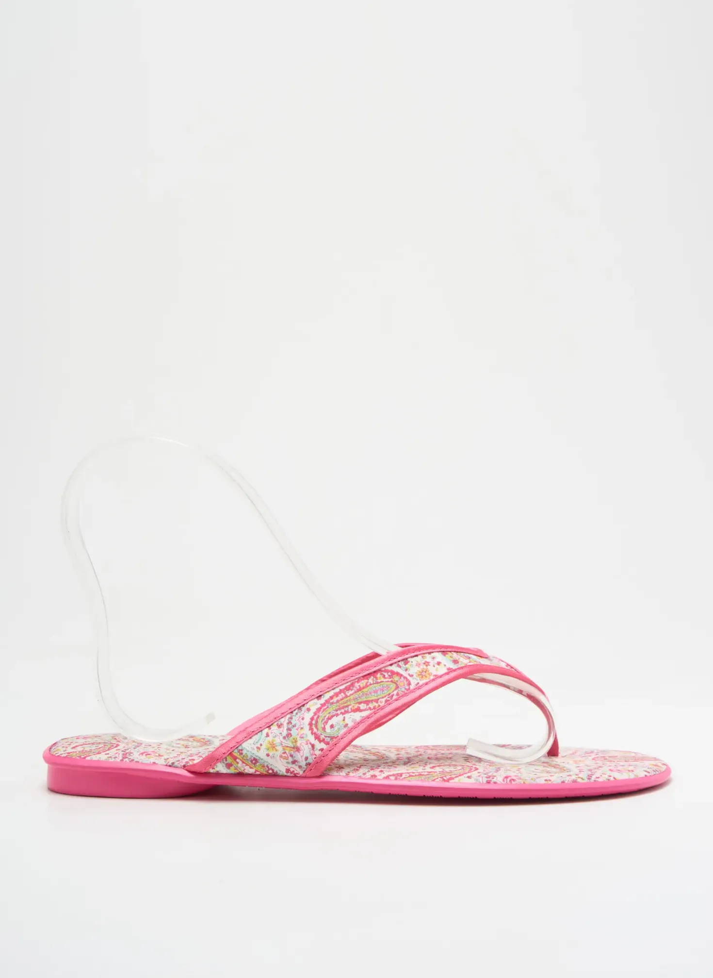 Tongs Le Chat Rose Talon Plat Jusqu'à 3cm