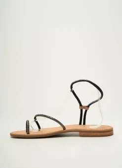 Tongs Les Tropeziennes Par M.belarbi Argent Talon Plat Jusqu'à 3cm