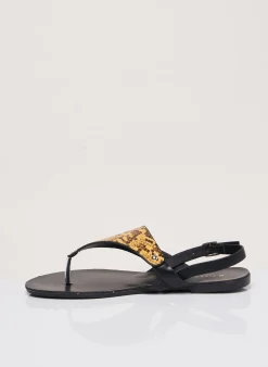 Tongs Tiffosi Noir Talon Plat Jusqu'à 3cm