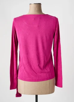 Top Ashley Brooke Rose Manches Longues