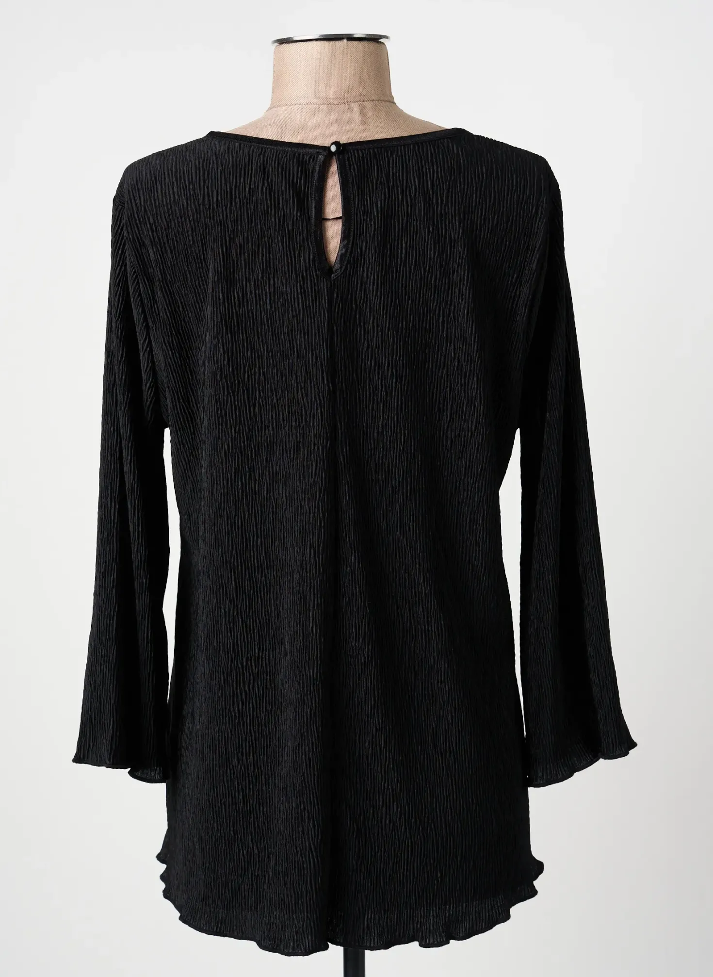 Top Ciso Noir Manches Longues