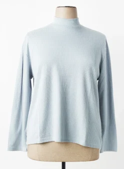 Top Claude De Saivre Bleu Manches Longues