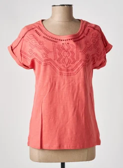 Top Damart Rose Manches Courtes
